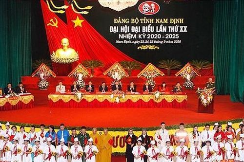 Khai mạc Đại hội đại biểu Đảng bộ tỉnh Nam Định lần thứ XX