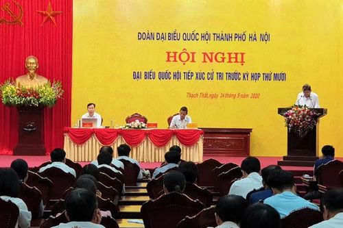 Cử tri kiến nghị nhiều nội dung về lĩnh vực giáo dục và xây dựng pháp luật