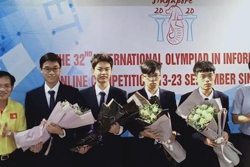 Học sinh Việt Nam giành 4 huy chương Olympic Tin học quốc tế 2020