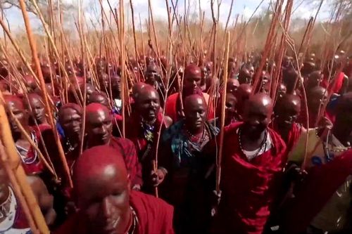 Lễ hội thăng cấp của bộ tộc ở Kenya