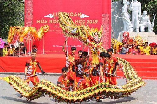 13 đội tham gia Liên hoan nghệ thuật Múa Rồng - Hà Nội năm 2020