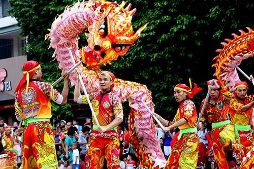 13 đội tham gia trình diễn nghệ thuật múa Rồng - Hà Nội năm 2020