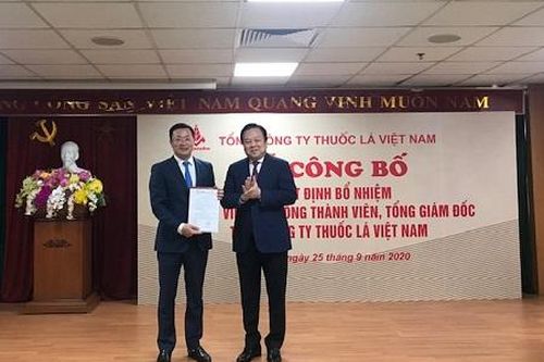 Công bố quyết định bổ nhiệm chức danh lãnh đạo Vinataba