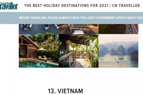 Việt Nam liên tục được bình chọn là điểm đến mới sau đại dịch Covid-19