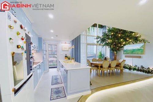 Căn bếp tiền tỷ đẹp như mơ của hot mom quan niệm 'bếp là trái tim của ngôi nhà'