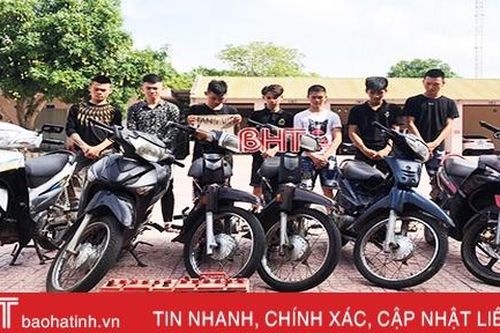 Bắt 7 đối tượng thực hiện hàng chục vụ trộm trên địa bàn Đức Thọ