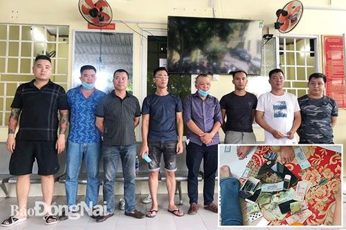 Rủ nhau đánh bạc sau khi ăn nhậu, 7 đối tượng bị bắt