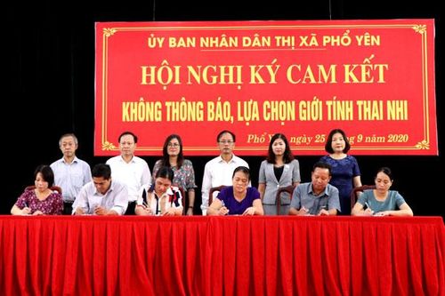 Ký cam kết không thông báo, lựa chọn giới tính thai nhi