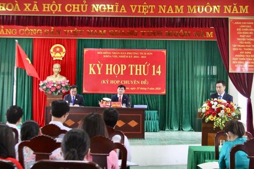 Vĩnh Yên (Vĩnh Phúc): HĐND phường Tích Sơn tổ chức Kỳ họp thứ 14