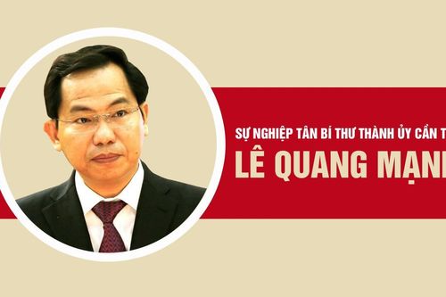 Infographic: Sự nghiệp tân Bí thư Thành ủy Cần Thơ Lê Quang Mạnh