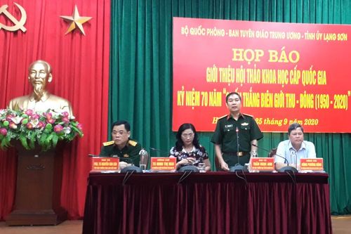 Hội thảo kỷ niệm 70 năm ''Chiến thắng Biên giới Thu - Đông'' sẽ tổ chức tại tỉnh Lạng Sơn