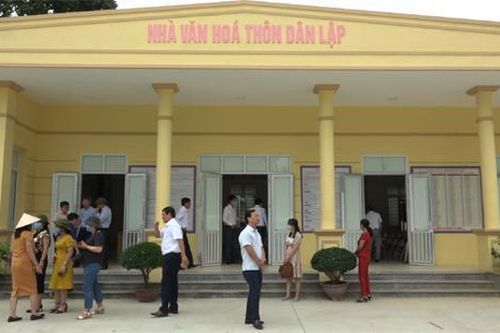 Huyện Thạch Thất đầu tư 10,5 tỷ đồng xây dựng 2 nhà văn hóa thôn