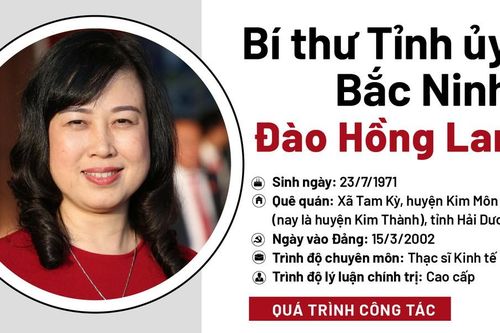 Chân dung Bí thư Tỉnh ủy Bắc Ninh Đào Hồng Lan