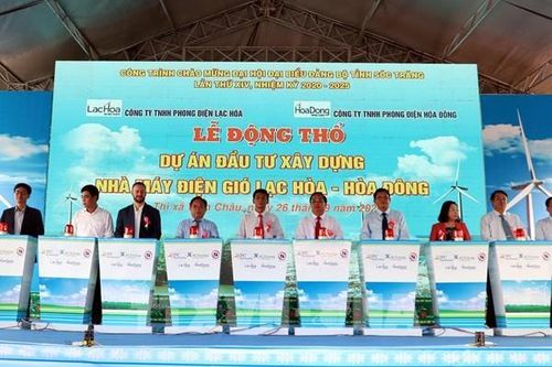 Động thổ Nhà máy điện gió Lạc Hòa – Hòa Đông