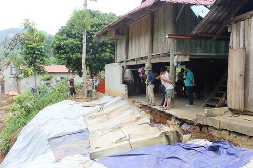Xã Điện Quan: Một hộ bị ảnh hưởng do thi công đường giao thông