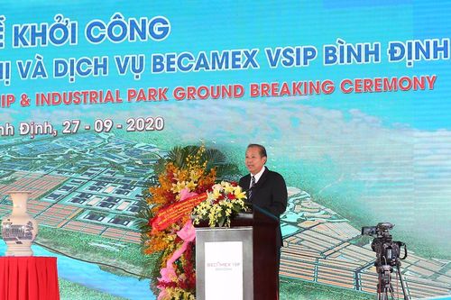 Khởi công Khu công nghiệp-đô thị-dịch vụ Becamex VSIP Bình Định