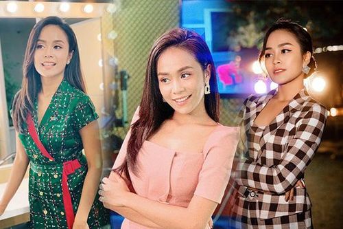 Nữ MC thời tiết chỉ diện đồ công sở cũng nổi bần bật