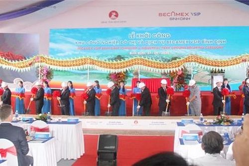 Khởi công khu công nghiệp, đô thị và dịch vụ Becamex VSIP Bình Định