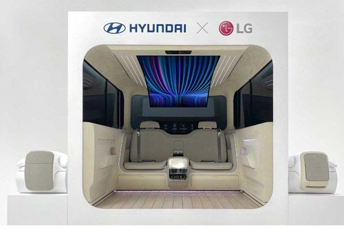 Hyundai kết hợp cùng LG ra mắt khoang cabin Ioniq Concept với thiết kế tương lai