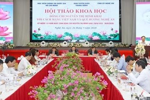 Hội thảo khoa học 'Đồng chí Nguyễn Thị Minh Khai với cách mạng Việt Nam và quê hương Nghệ An'