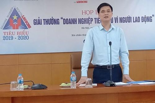 Trao giải thưởng 'Doanh nghiệp tiêu biểu vì người lao động'
