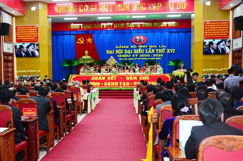 Khai mạc Đại hội đại biểu Đảng bộ tỉnh Gia Lai lần thứ XVI