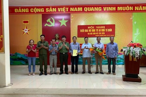 Thôn xa nhất của Hà Nội có đội tự quản an ninh