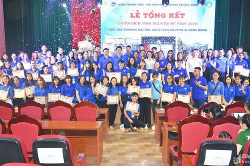 Đoàn trường Đại học Vinh tổng kết chiến dịch tình nguyện hè năm 2020