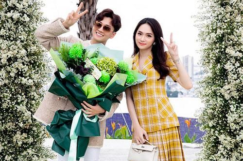 Hương Giang cùng dàn sao tới chúc mừng Ngô Kiến Huy
