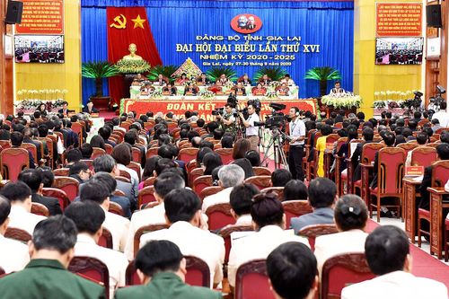 Long trọng khai mạc Đại hội đại biểu Đảng bộ tỉnh Gia Lai lần thứ XVI