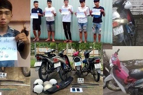 Nhóm thiếu niên gây 10 vụ cướp trên QL61C