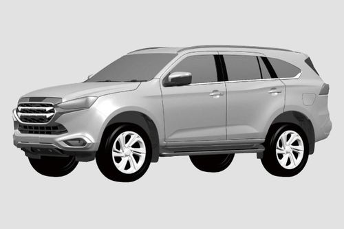Isuzu mu-X thế hệ mới bị lộ bản vẽ phác thảo
