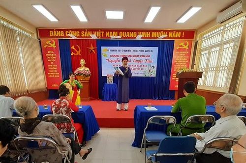 Luôn cố gắng xây dựng nếp sống văn hóa để xứng đáng với vinh dự phường được mang tên Đại thi hào Nguyễn Du