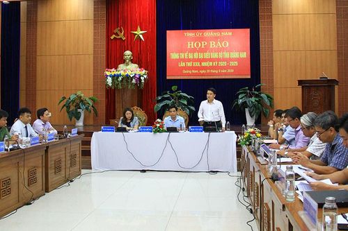 Đại hội đại biểu Đảng bộ tỉnh Quảng Nam sẽ diễn ra từ ngày 11 đến 13/10