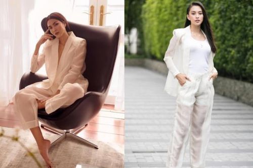 Cùng chọn suit xuyên thấu, Tăng Thanh Hà và Tiểu Vy quyến rũ đẹp hút mắt