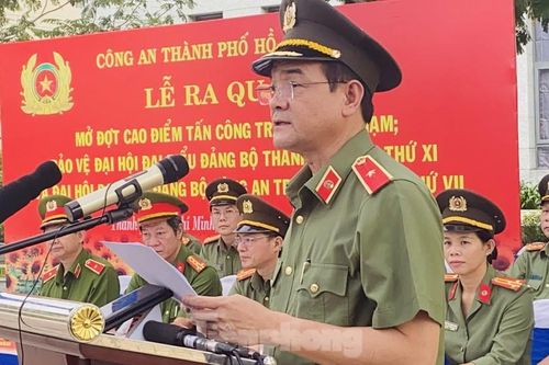 Thiếu tướng Lê Hồng Nam phát động ra quân trấn áp tội phạm