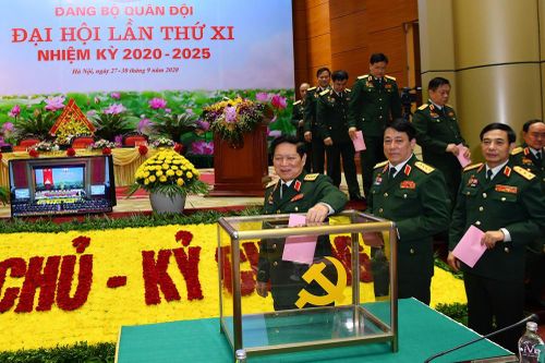 Đại hội Đảng bộ Quân đội: Bầu 43 đại biểu chính thức dự Đại hội Đảng toàn quốc