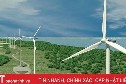 Hà Tĩnh chấp thuận chủ trương đầu tư dự án điện gió hơn 4.687 tỷ đồng