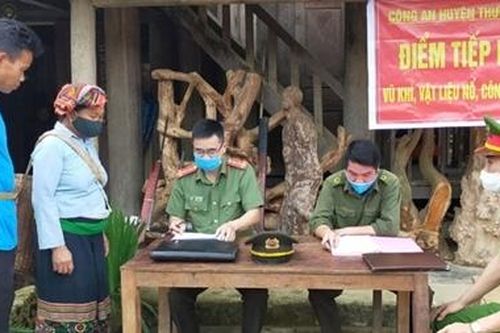Công an các địa phương siết chặt quản lý vũ khí, vật liệu nổ