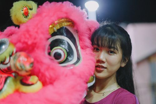 Đội nữ lân sư rồng hiếm có