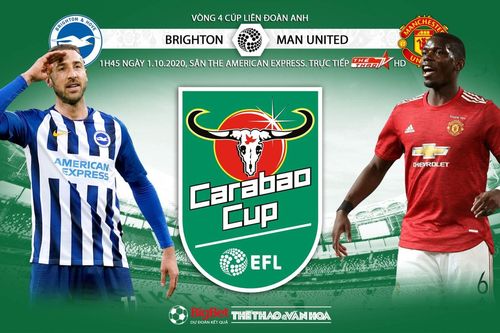 Soi kèo nhà cái Brighton vs MU. Vòng 4 Cúp Liên đoàn Anh. Trực tiếp Thể thao TV HD