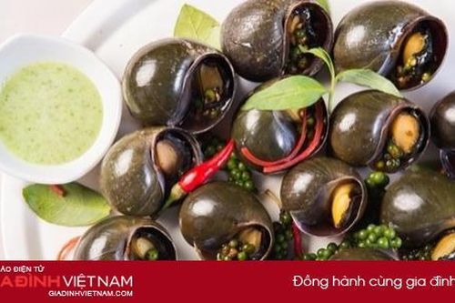 Cách làm món ốc bươu nướng tiêu xanh giòn dai, tròn vị
