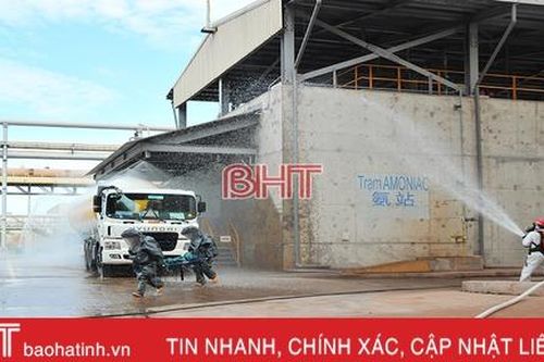 Hà Tĩnh diễn tập thành công ứng phó sự cố hóa chất