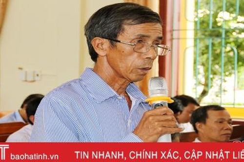 Cử tri TX Kỳ Anh mong muốn sớm cấp 'bìa đỏ' đất trước năm 1980