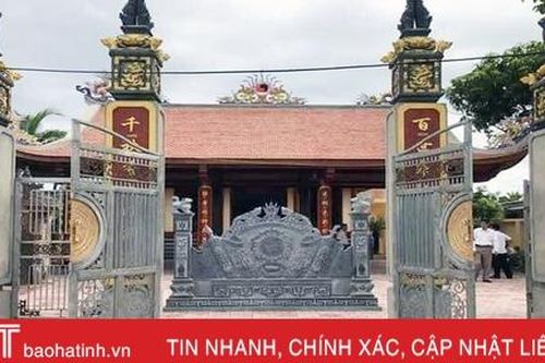 Dòng họ Trần Hậu ở Hà Tĩnh tỏa bóng tiền nhân