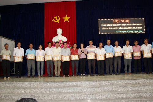 Chợ Mới tổng kết 10 năm thực hiện đề án củng cố, nâng chất hoạt động tổ tự quản