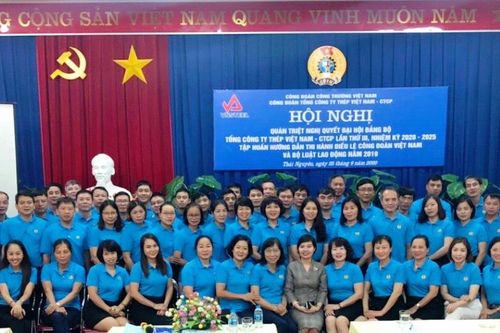 Công đoàn Tổng công ty Thép Việt Nam: Quán triệt Nghị quyết Đại hội Đảng bộ Tổng công ty nhiệm kỳ 2020- 2025