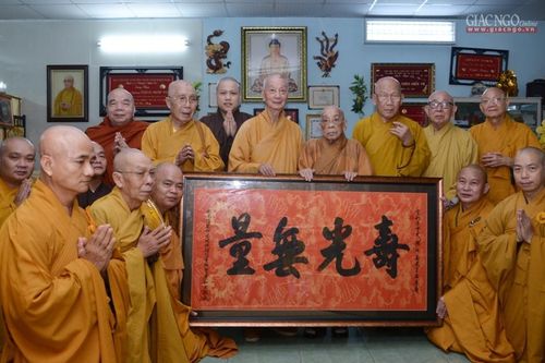 Khánh tuế Đại lão HT.Thích Hiển Tu tròn 100 tuổi