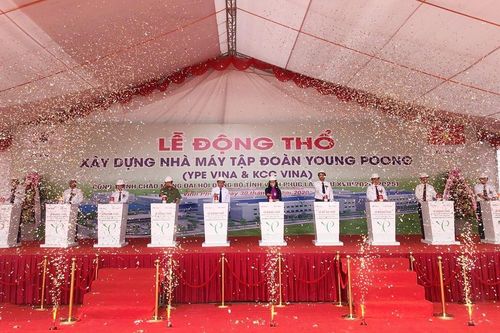 Vĩnh Tường (Vĩnh Phúc): Khởi công xây dựng nhà máy chào mừng Đại hội Đảng bộ tỉnh nhiệm kỳ 2020 - 2025