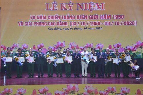 Kỷ niệm 70 năm Chiến thắng Biên giới năm 1950 và giải phóng Cao Bằng